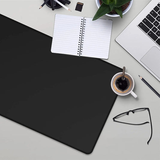 Tapis de Bureau XXL Noir Gaming – Tapis de Souris Large pour PC & Setup Gamer