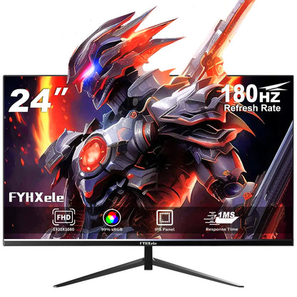 Moniteur Gaming FYHXele 24" 180Hz IPS 1ms FHD 1080p HDR10 G-Sync Compatible