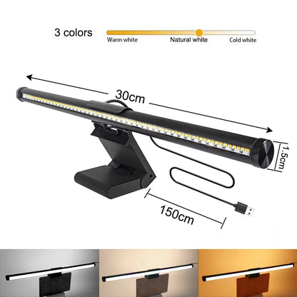 Barre LED pour Moniteur PC 30 cm – Éclairage USB Réglable pour Bureau & Setup Gaming