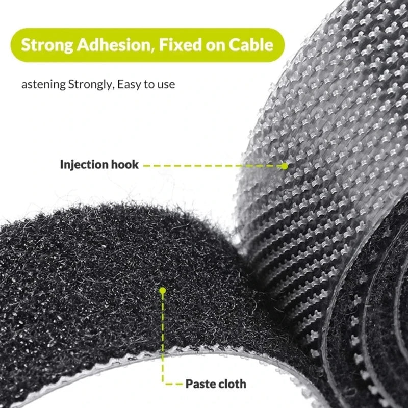Attache-Câbles Velcro Opansten – Gestion de Câbles Réutilisable (1m / 3m / 5m)