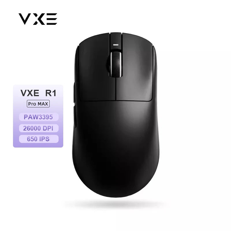 Souris Gaming Sans Fil ATK VXE R1 – PAW3395, 26 000 DPI, 2.4G / Bluetooth, Ultra-Légère