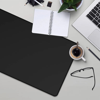 Tapis de Bureau XXL Noir Gaming – Tapis de Souris Large pour PC & Setup Gamer