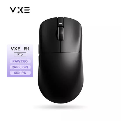 Souris Gaming Sans Fil ATK VXE R1 – PAW3395, 26 000 DPI, 2.4G / Bluetooth, Ultra-Légère
