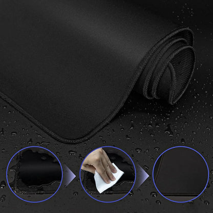 Tapis de Bureau XXL Noir Gaming – Tapis de Souris Large pour PC & Setup Gamer