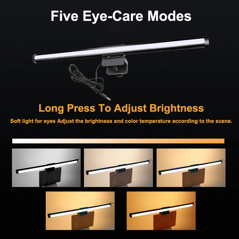 Barre LED pour Moniteur PC 30 cm – Éclairage USB Réglable pour Bureau & Setup Gaming