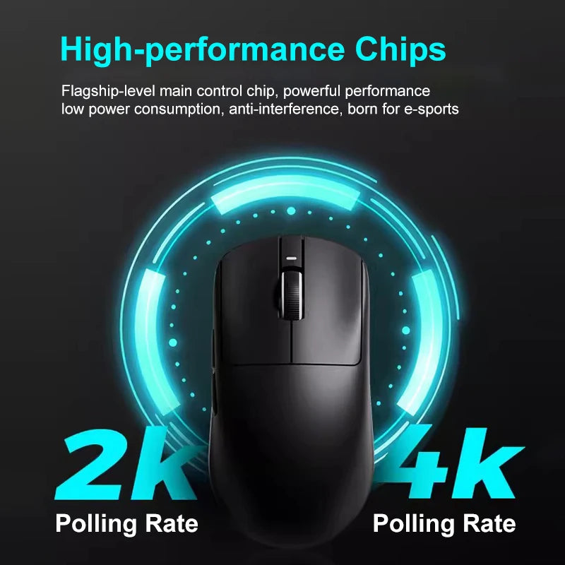 Souris Gaming Sans Fil ATK VXE R1 – PAW3395, 26 000 DPI, 2.4G / Bluetooth, Ultra-Légère