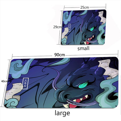 Tapis de Bureau XXL Dragon Chinois – Tapis de Souris Gaming Grande Taille PC