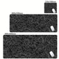 Tapis de bureau XXL noir et blanc – Design abstrait, gaming & bureau