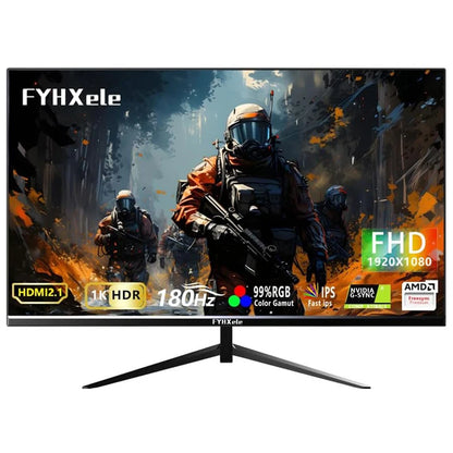 Moniteur Gaming FYHXele 24" 180Hz IPS 1ms FHD 1080p HDR10 G-Sync Compatible