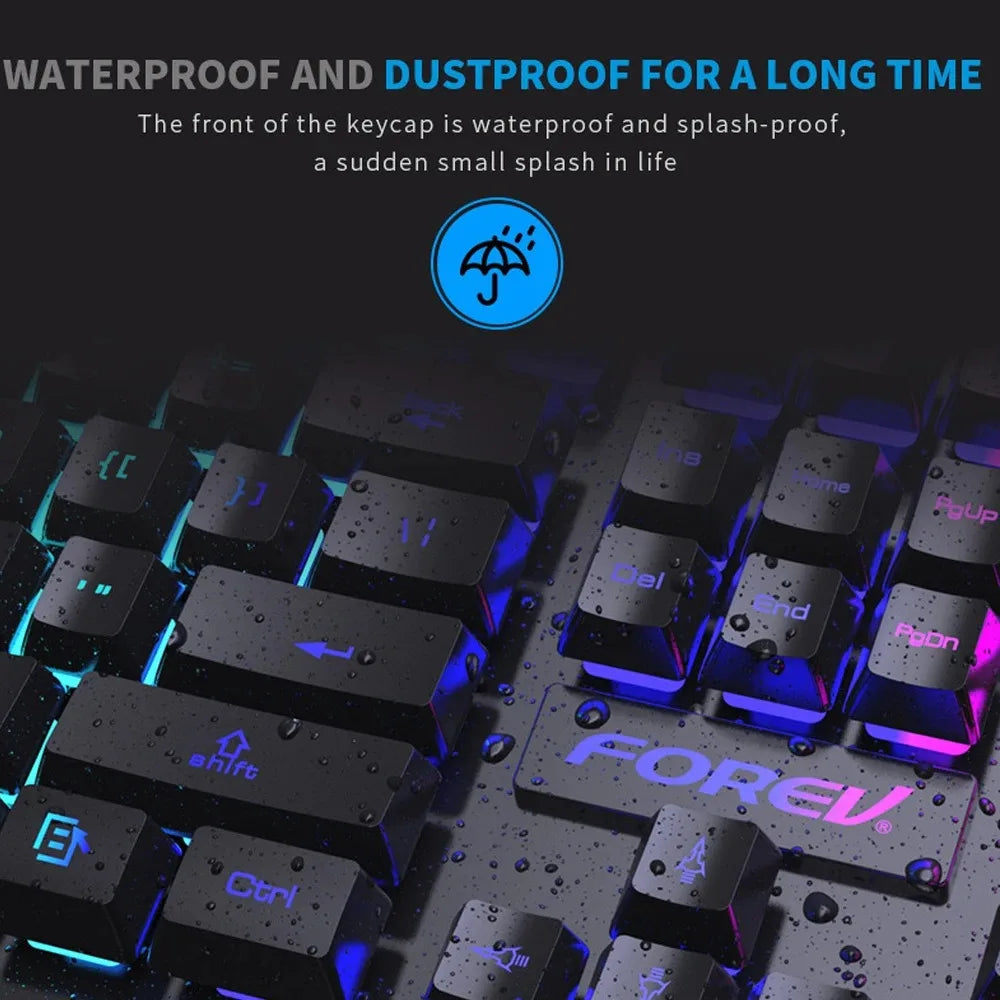 Clavier Mécanique Gaming RGB 104 Touches – Filaire USB
