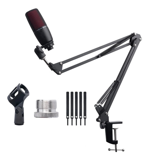 Bras Microphone Articulé Réglable – Support Suspension pour Micro Studio & Streaming