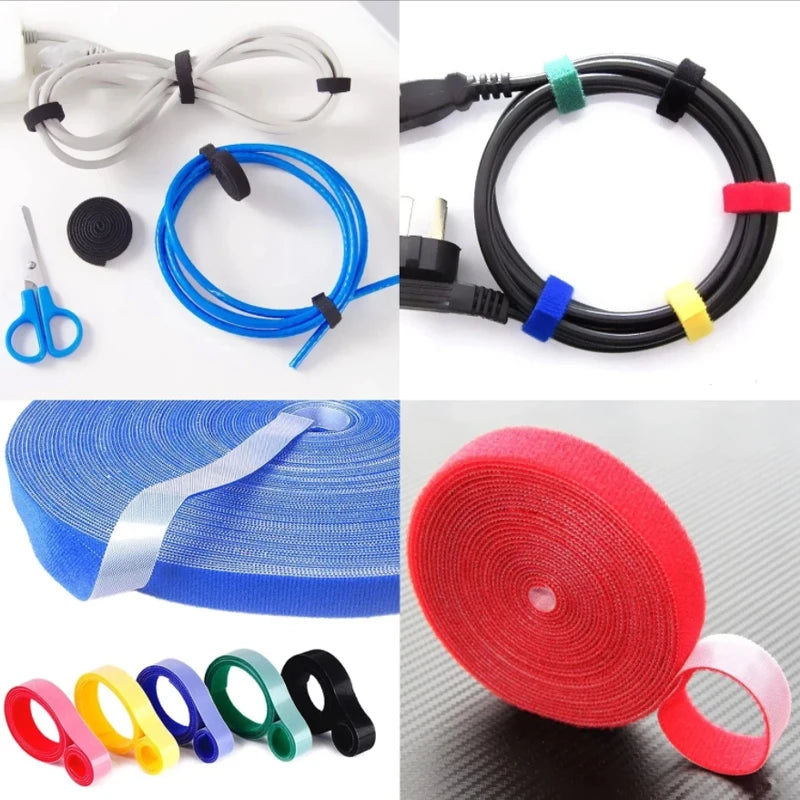 Attache-Câbles Velcro Opansten – Gestion de Câbles Réutilisable (1m / 3m / 5m)