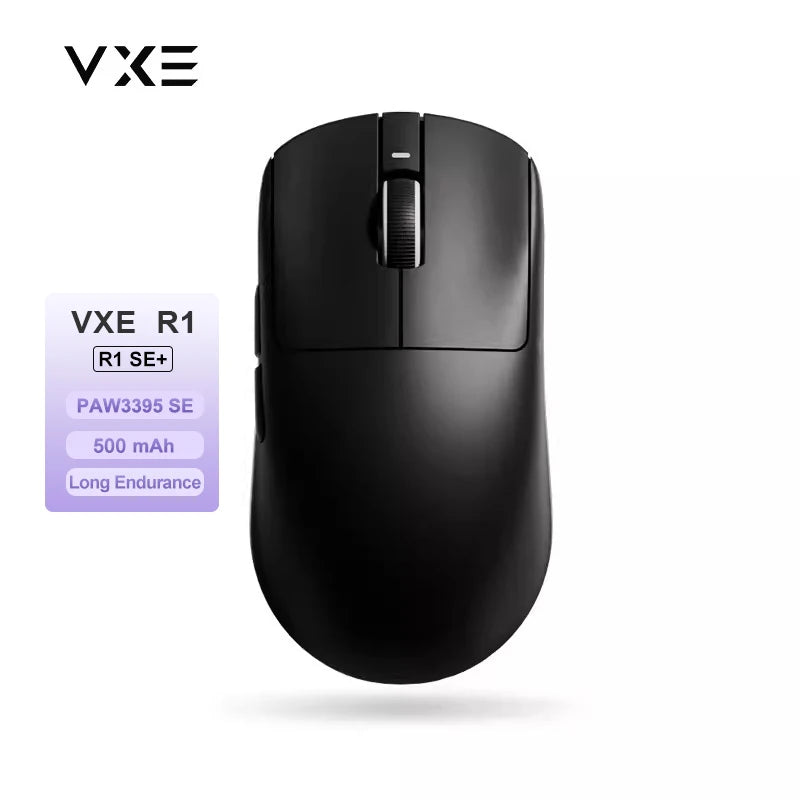 Souris Gaming Sans Fil ATK VXE R1 – PAW3395, 26 000 DPI, 2.4G / Bluetooth, Ultra-Légère