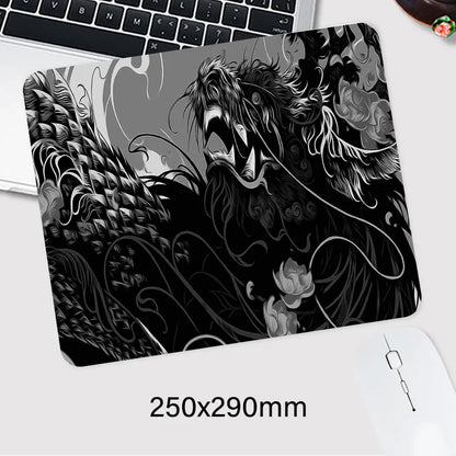 Tapis de Bureau XXL Dragon Chinois – Tapis de Souris Gaming Grande Taille PC