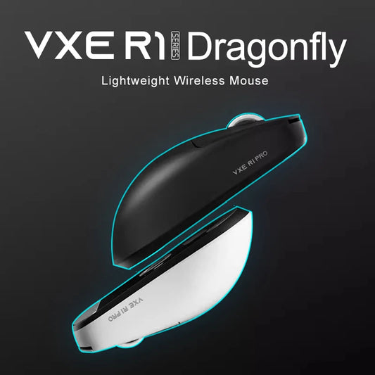 Souris Gaming Sans Fil ATK VXE R1 – PAW3395, 26 000 DPI, 2.4G / Bluetooth, Ultra-Légère