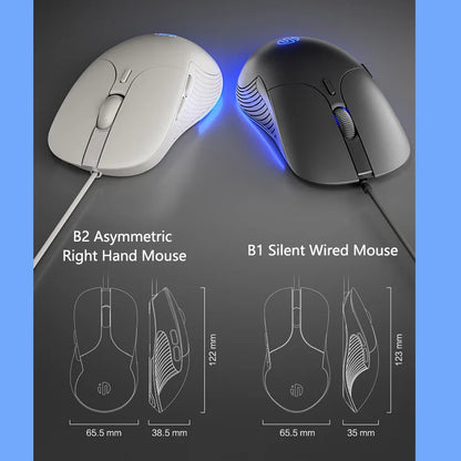 Souris filaire Inphic RGB – Rétroéclairage 7200 DPI | B1 & B2