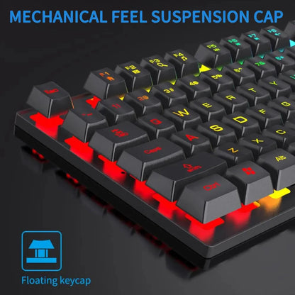 Clavier Mécanique Gaming RGB 104 Touches – Filaire USB