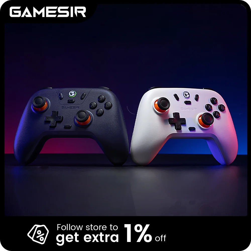 Manette GameSir Nova Lite – Joysticks Hall, Tri-mode, Multiplateforme (Switch / PC / iOS / Android)