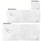 Tapis de bureau XXL noir et blanc – Design abstrait, gaming & bureau