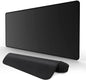 Tapis de Bureau XXL Noir Gaming – Tapis de Souris Large pour PC & Setup Gamer